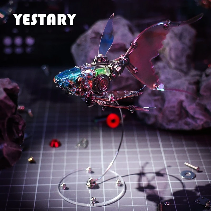 

YESTARY 3D Metal Puzzle DIY Mechanical Flying Fish Building Kits Kids Toys Christmas Gifts Assembling Toys For Children Aldult
