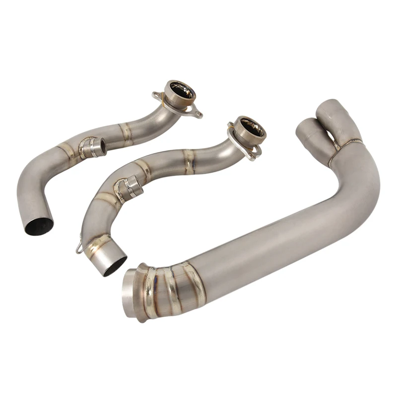 Motorcycle Exhaust Modify Escape Moto System Muffler titanium alloy Front Link Pipe Slip On For CFMOTO 800MT CF 800-5A 2021 2022 - Image 5