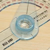 1 Pc Portable All Circular 10cm Plastic 360 Degree Pointer Protractor Ruler Angle Finder Swing Arm For School Office Supplies 5