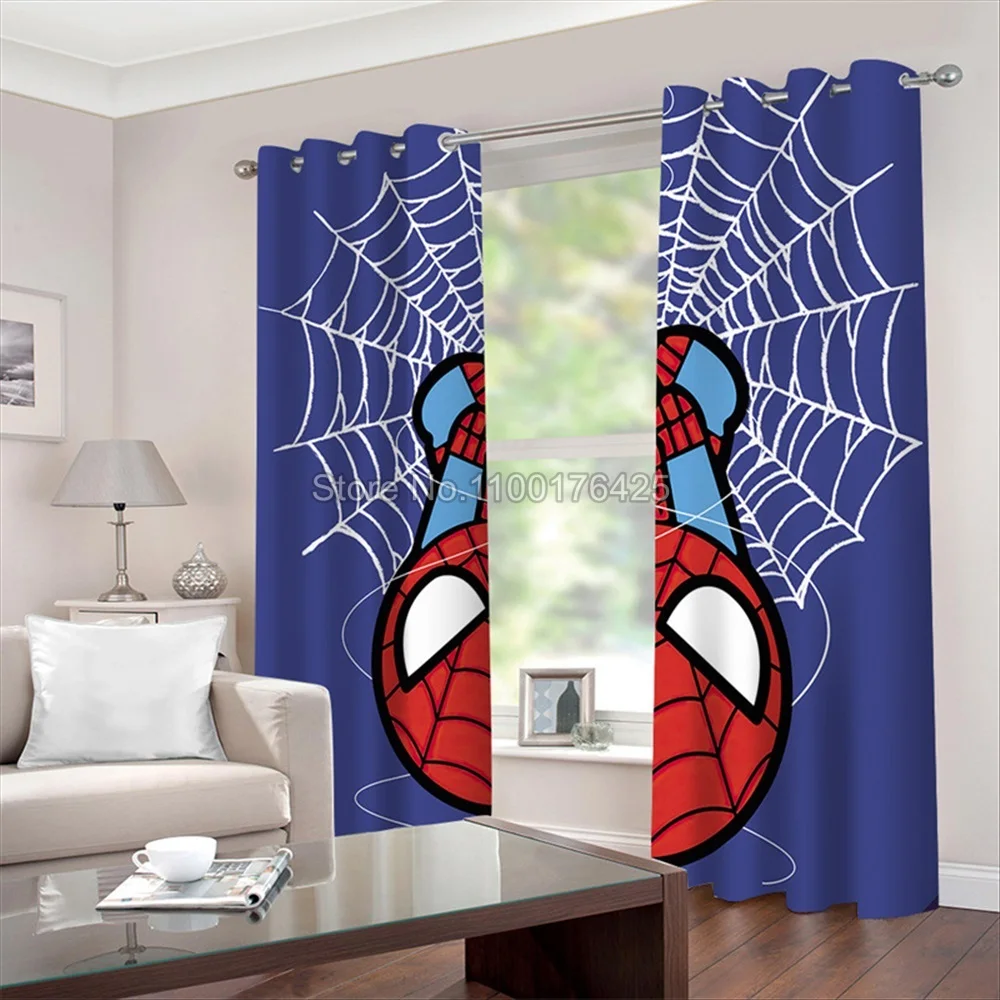 

Disney Funny Hulk Blackout Curtain Custom Curtain Shading Window Drapes for Sitting Room Bedroom Barhroom Home Textiles