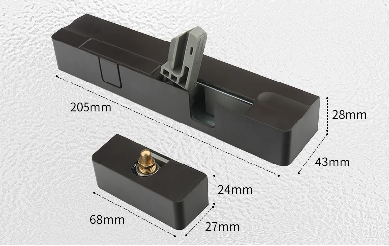 automático de portas Suporte silencioso Posicionamento e parada Buffer