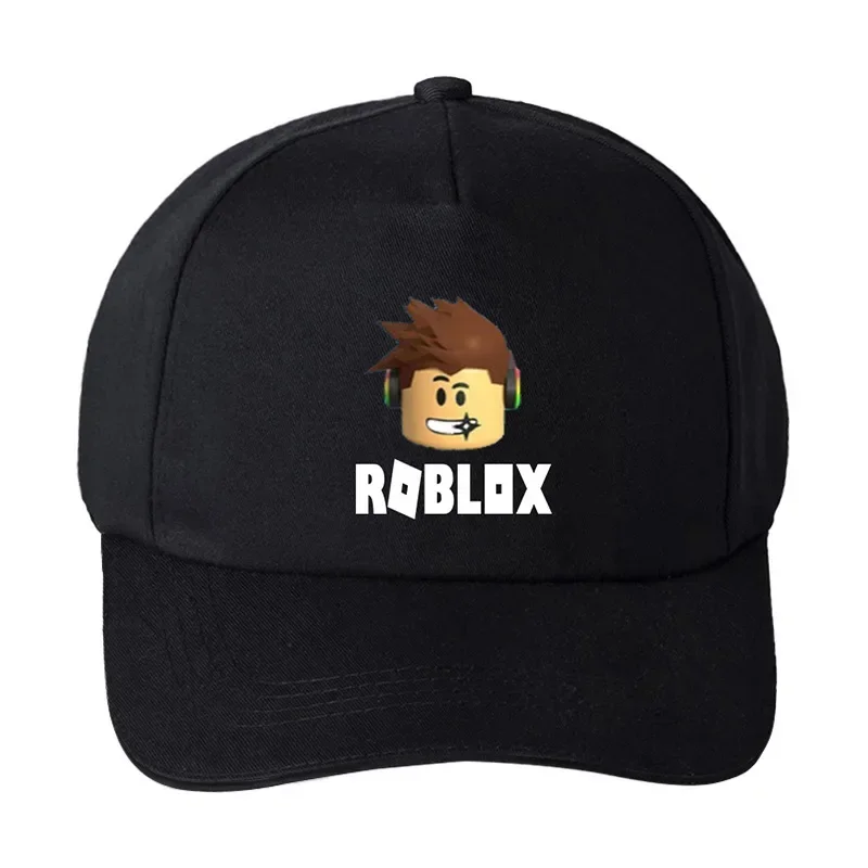 Roblox Hat Black Powder Baseball Cap Game Peripheral Cap Student Korean Version of The Sun Hat