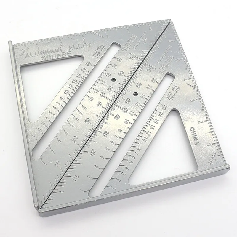 Measuring Tool Triangle Square Ruler Gauge Aluminum Alloy Speed