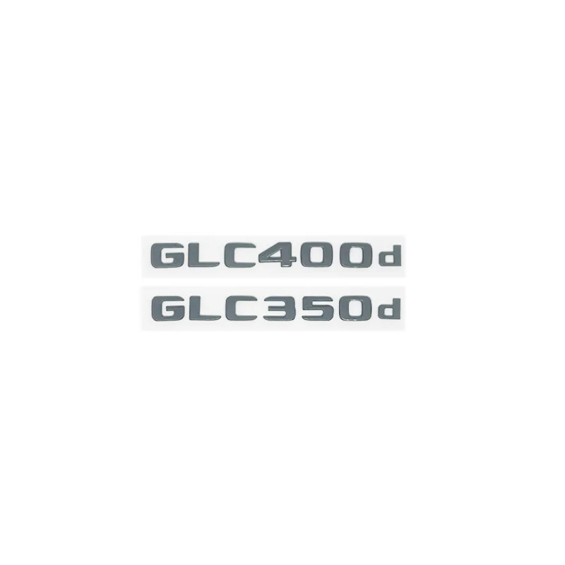 메르세데스 벤츠 GLC X253 GLC260 GLC220d GLC350 GLC200 4MATIC GLC250d GLC400 용 자동차 테일 리어 트렁크 배지 엠블럼 문자 스티커