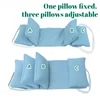 Elderly Anti Side Deviation Fixed Pillow Antimicrobial Cotton Adjustable Soft Inner Core Patient Head Support Cervical Pillow 2
