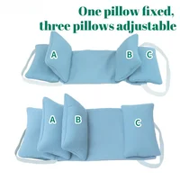 Elderly Anti Side Deviation Fixed Pillow Antimicrobial Cotton Adjustable Soft Inner Core Patient Head Support Cervical Pillow 2