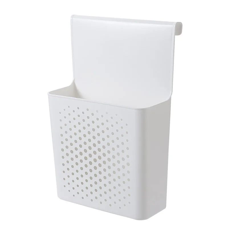 Kitchen Cabinet Door Storage Ra Preservation Film Bag Hook In-Door Basket Organizer Japanese Sle Pure Color Foldable Net