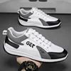 New Men's Sport Shoes Summer Autumn Casual Running Shoes Versatile Flat Shoes Breathable Synthetic Upper Sharp Toe Shape