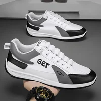 New Men's Sport Shoes Summer Autumn Casual Running Shoes Versatile Flat Shoes Breathable Synthetic Upper Sharp Toe Shape