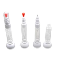 Kimcci 100pcs/lot  2 IN 1 Needle Brush Dual-use Nail Polish Pen Empty Bottle Dotted Pen+Drawing Pen Nail Art Tools 2