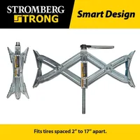 JBP-T217.2 Tandem Axle T-Chock - RV Wheel Chock - Camper Wheel Chock Stabilizer Scissor - T-Chocks for RV 2