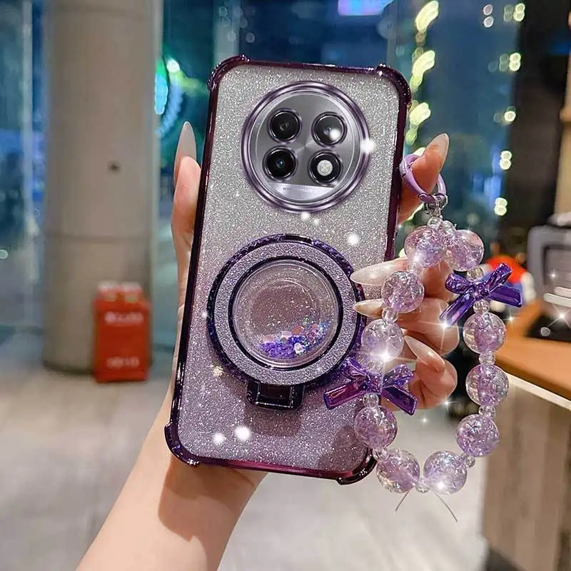 3-Piece Phone Case Set with Lanyard and Circular Stand