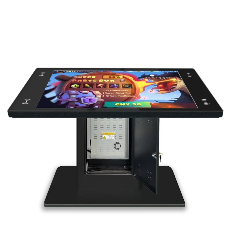 

Waterproof Capacitive touch screen 43" interactive smart coffee Table advertising kiosk with tempered glass