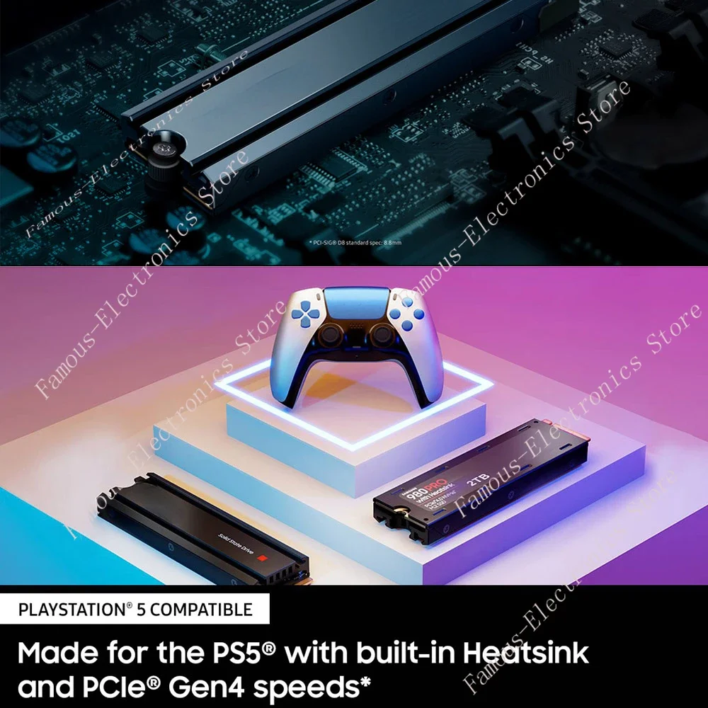 M2 2280 SSD, PS5, PC, ƮϿ,  ָ Ʈ ũ, PCIe Gen 5.0X4 NVMe, 8TB, 4TB, 2TB, 1TB 980 PRO SSD, 7450MB