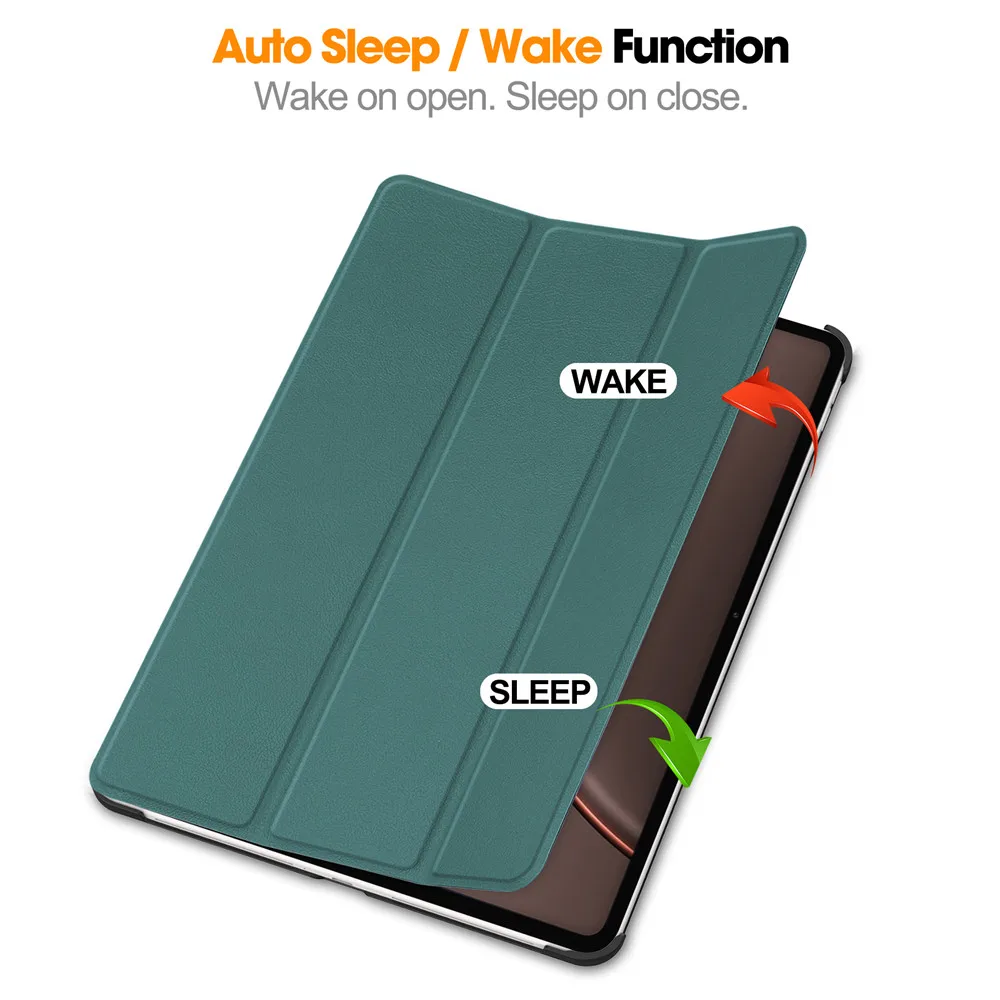 Premium Folding Flip PU Leather Tablet Stand Cover - OPD2511