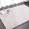 Modern Home Decor Artificial Rabbit Carpet Living Room Soft Fluffy Plush Rugs Children Bedroom Mat Non-slip Faux Fur Carpet Gray 6