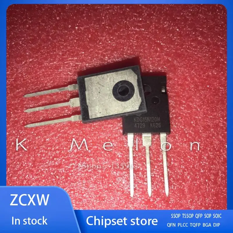 

5PCS/10PCS KDG15N120H KDG15N120H2 KDG15N120H1 KDG15N120 15N120 TO-247 15A 1200V