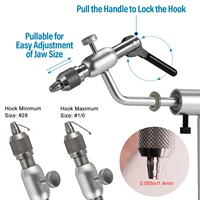 Stainless Steel Aluminum Alloy C-Clamp Mount Standard Jaws Vise 2
