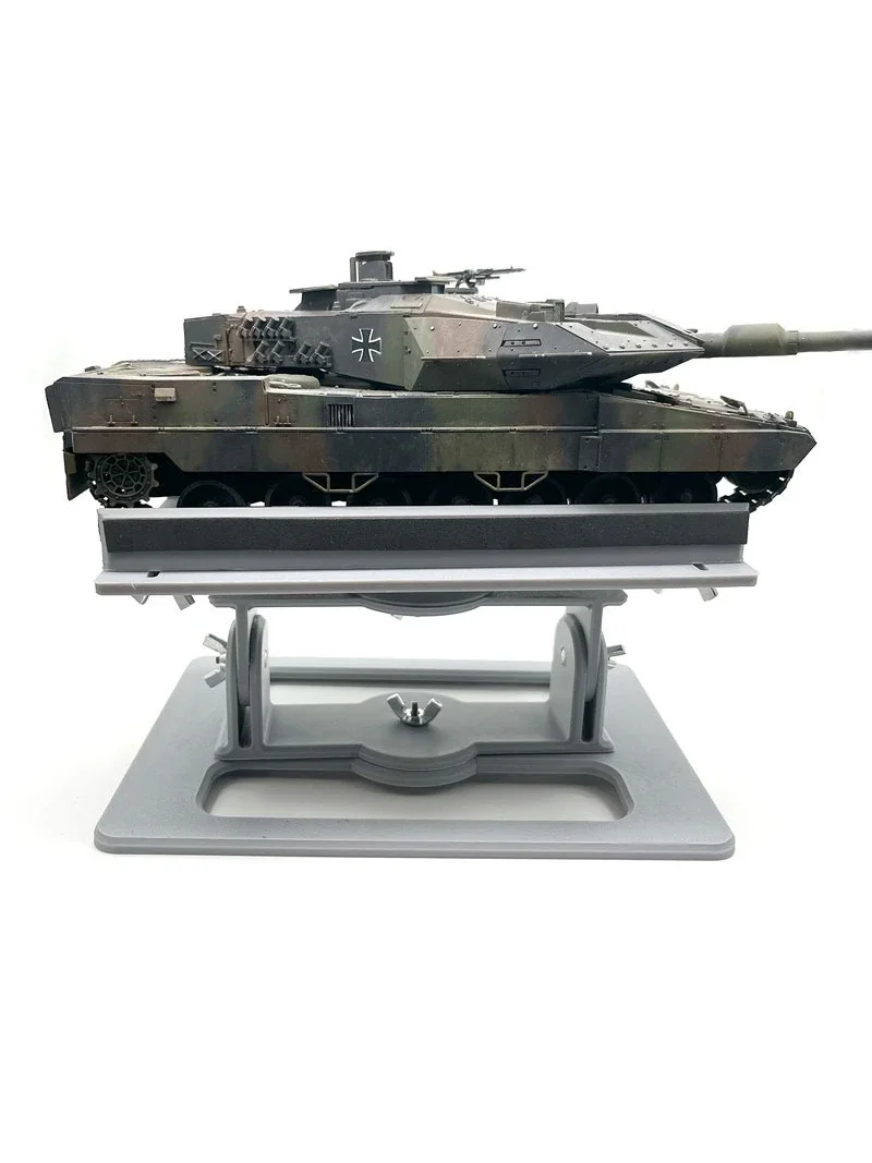 Model Display Stand LEUNGS WORKSHOP Military Tank Model Display Stand Holder Assembling Model Soldier Vehicle Painting Support for Modeler Hobby DIY