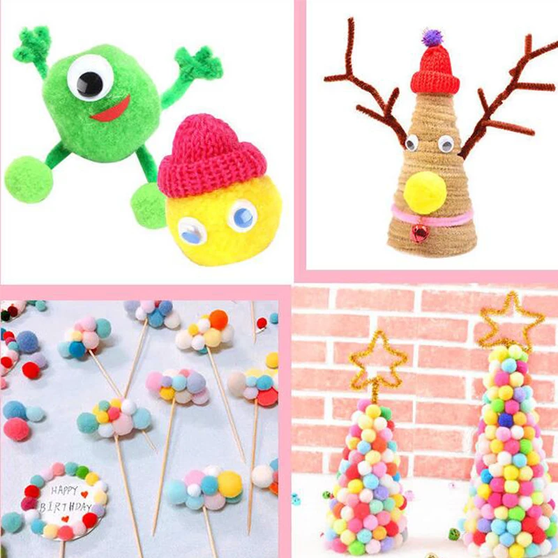 330pcs Movable Self-Adhesive Eyes Wiggly Googly Animal Eyeball Kindergarten Children Craft K0802 doll eyes googly doll eyes plastic toy eyes