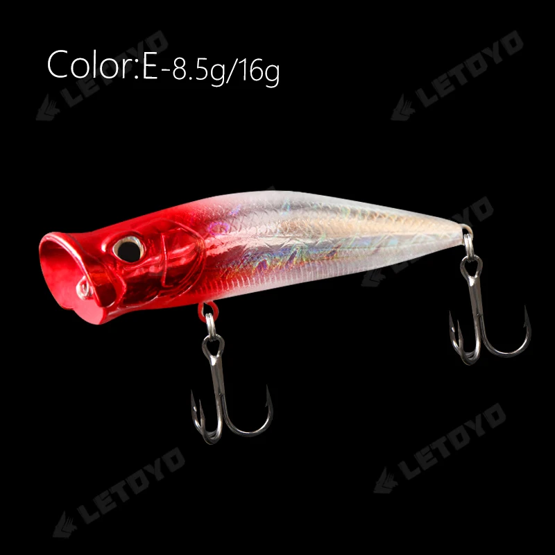 LETOYO طعوم صيد عائمة 8.5 جرام 16 جرام طلاء ليزر ا...