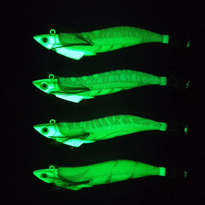 13Cm/42G 35G Giappone Luminous Glow Jig Head Squid Jig Octopus Jig Octopus Lure Sea Jig Game Fishing Lure Squid Hooks