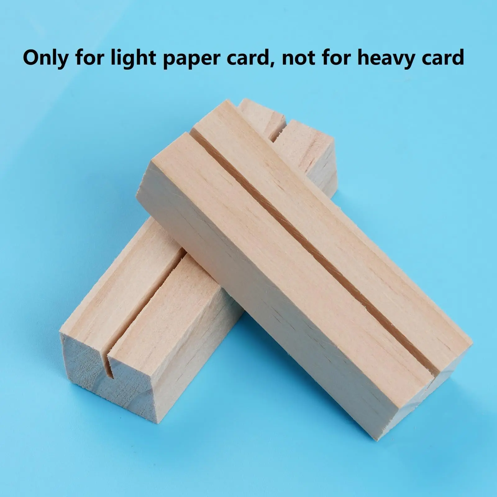 Place Card Holder, Photo & Picture Stand Card Holder Wooden Stands for Display, Party Poster Paper Wedding Table Number Holders