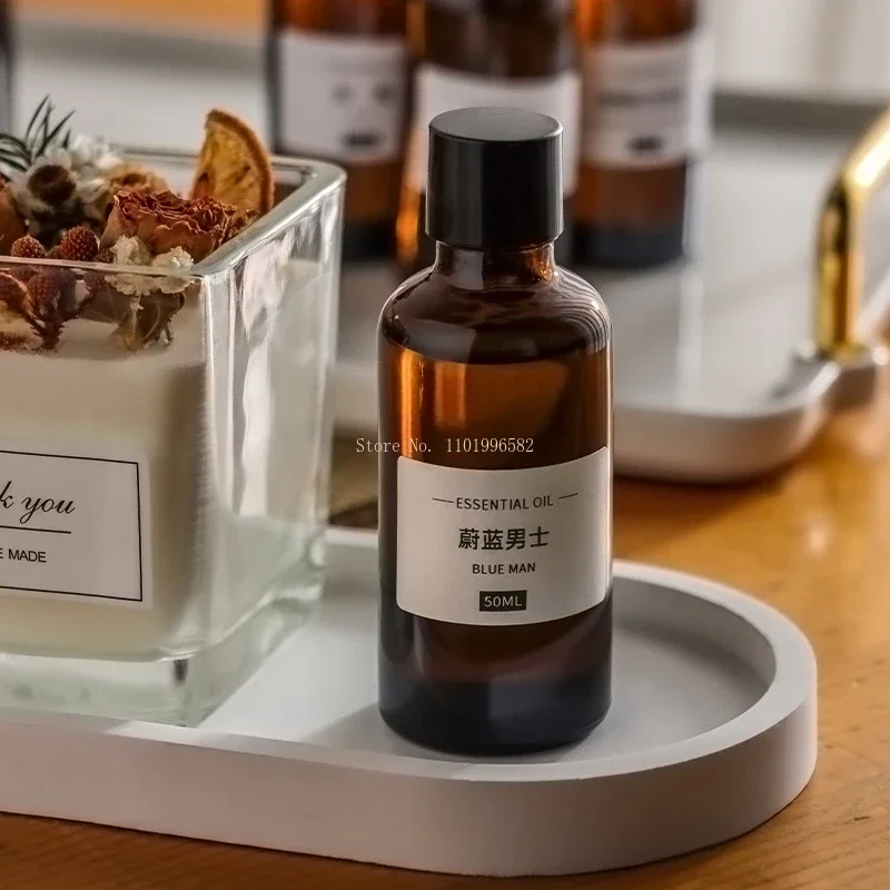 50ML/ Bottle Aromatherapy Candle Lasting Fragrance Natural Essential Oil DIY Candle Wax Sheet Gypsum Making Auxiliary Material