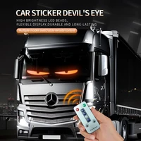1.2-2M Devil‘s Eyes LED Panel Matrix Screen Light Remote Control Animation Display Screen Light for Car Truck Windshield 2
