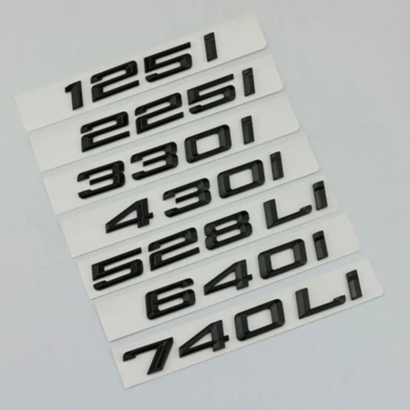 

318d 320d 323d 328d 325d 330d 335d original logo car sticker for BMW 3 Series rear displacement modification label decoration