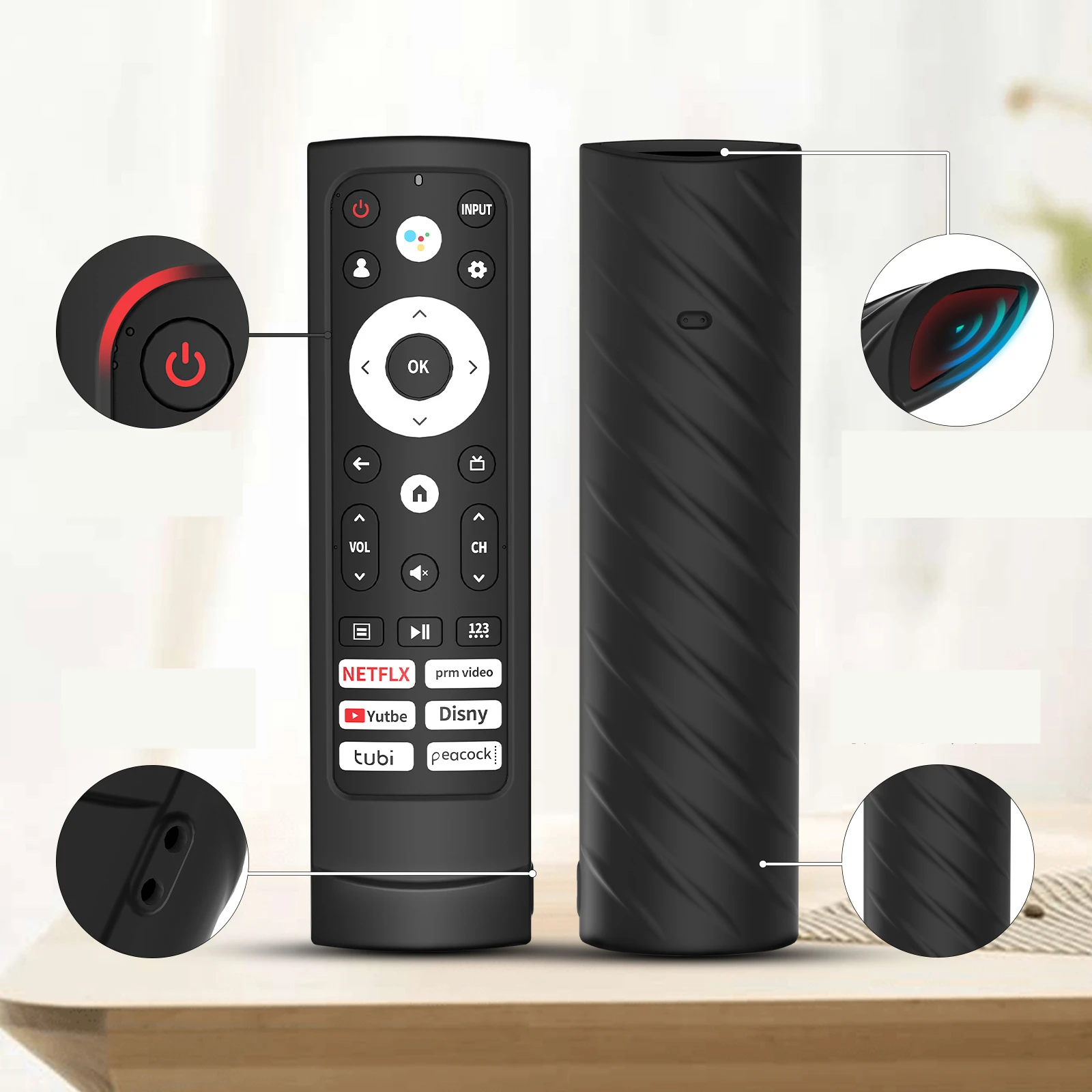 

Silicone Case for Hisense ERF3M90H Remote Control Protective Case Shockproof Silicone Sleeve Suitable for ERF3M90H