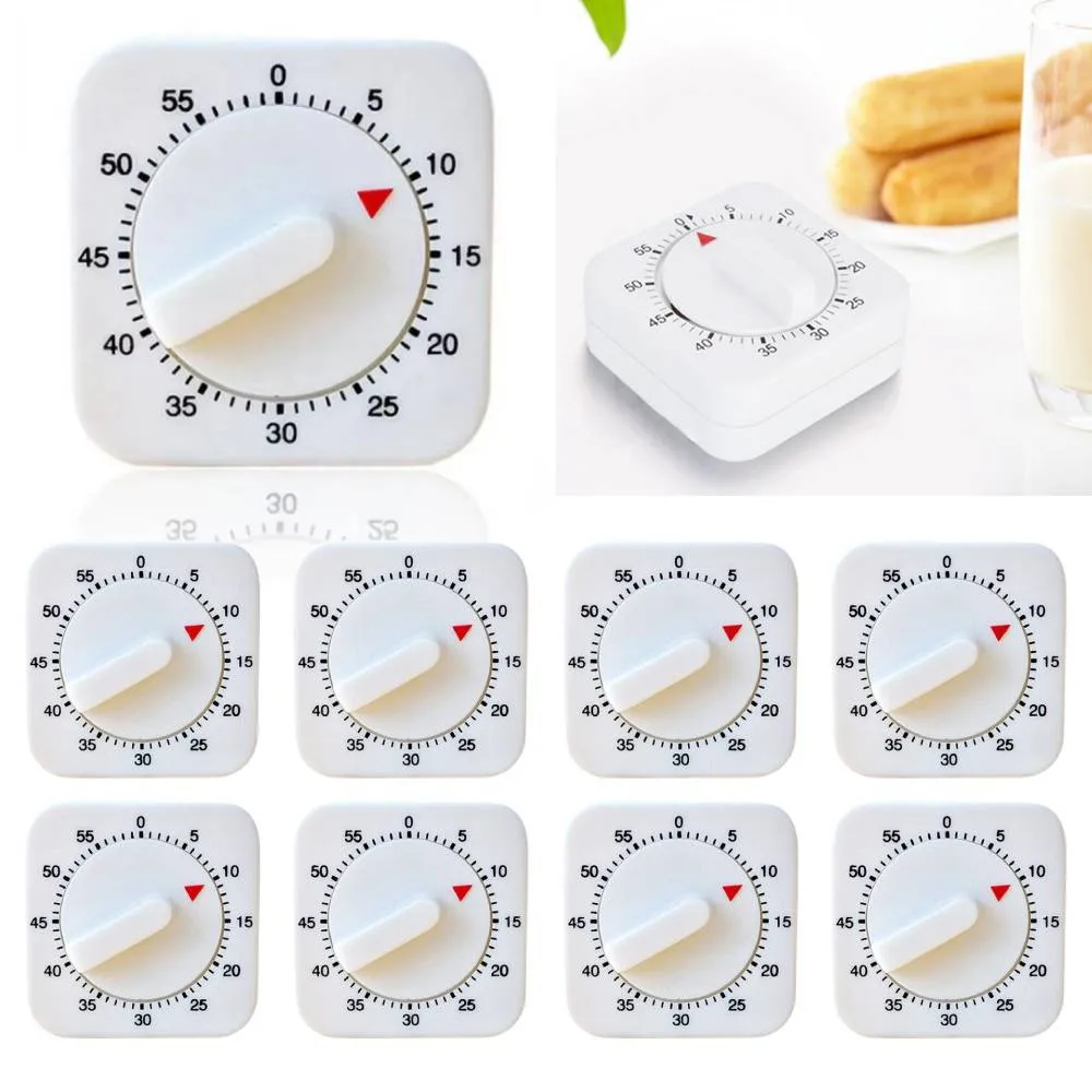 Mini Innovative Portable Kitchen Timers 1Hr/60Min Kitchen Timer Count Up Down Egg Cooking Mechanical Cooking Timer