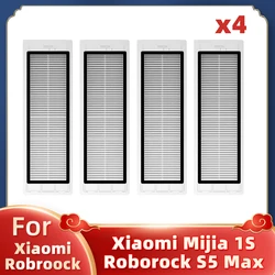 Advanced Replacement Brush and Filter Set for Robotic Vacuum Cleaners (4 Hepa Filter)