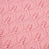 Solid Color Plaid Knitted Organic Cotton Newborn Baby Boys & Girls Swaddle Wraps For 0-24M Warm Infant Toddler Security Blankets 3