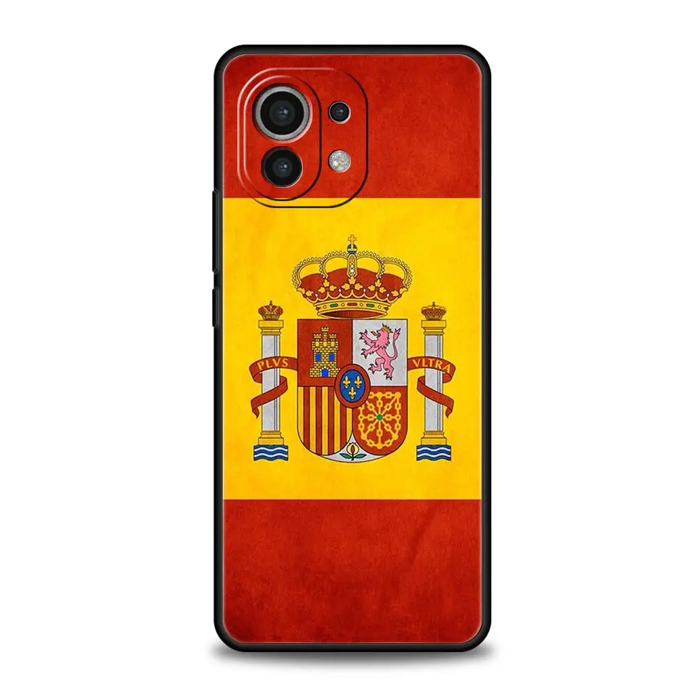 Soft Silicone Spain Flag Phone Case
