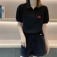 Polo Neck T Shirt for Women White Short Sleeve Woman 100℅ Cotton Tshirt Summer Outfit Graphic Youthful Clothes High Quality New - Image 2