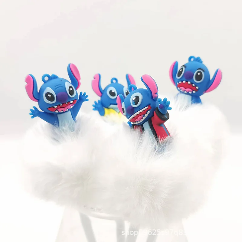 

10pcs Disney Cartoon Stitch Ballpoint Pen School Students Stationery Cartoon Writing Tool 0.5 Press Bullet Office Signature Pe