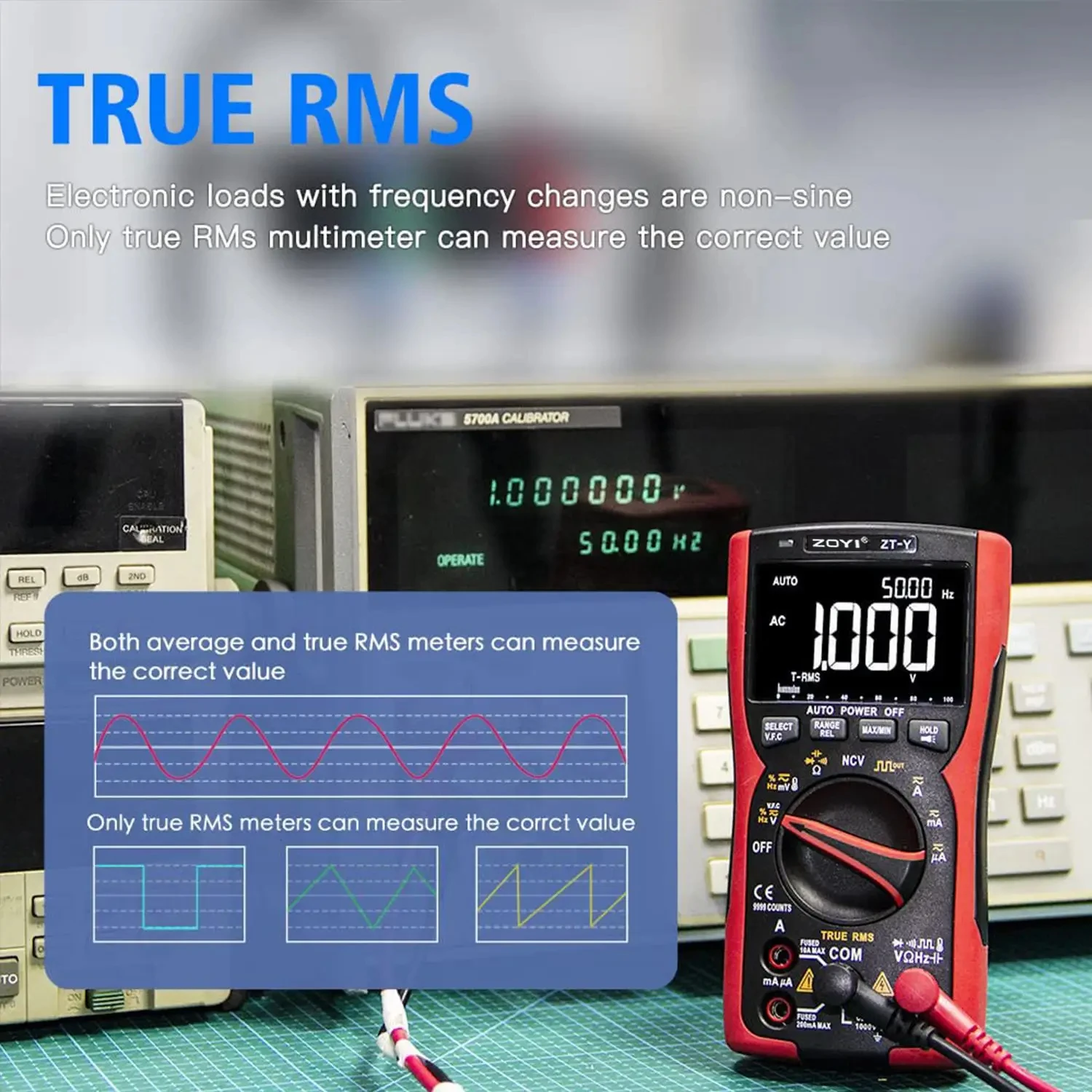 ZOYI high-precision ZT-Y automatic range multifunctional digital multimeter Intelligent anti-burn electrician maintenance