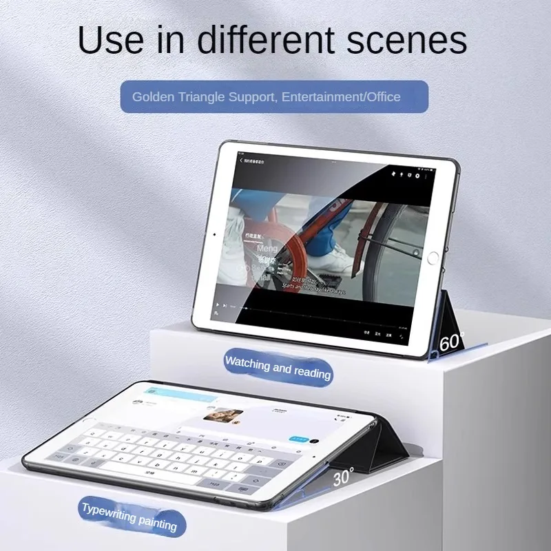 Magnetic Folding PU Stand Soft TPU Back Cover