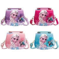 Disney Frozen Shoulder Bags Princess Elsa Anna PU Printing Messenger Bag Cartoon Cute Children Kids Girls Fashion Handbag Gifts 1