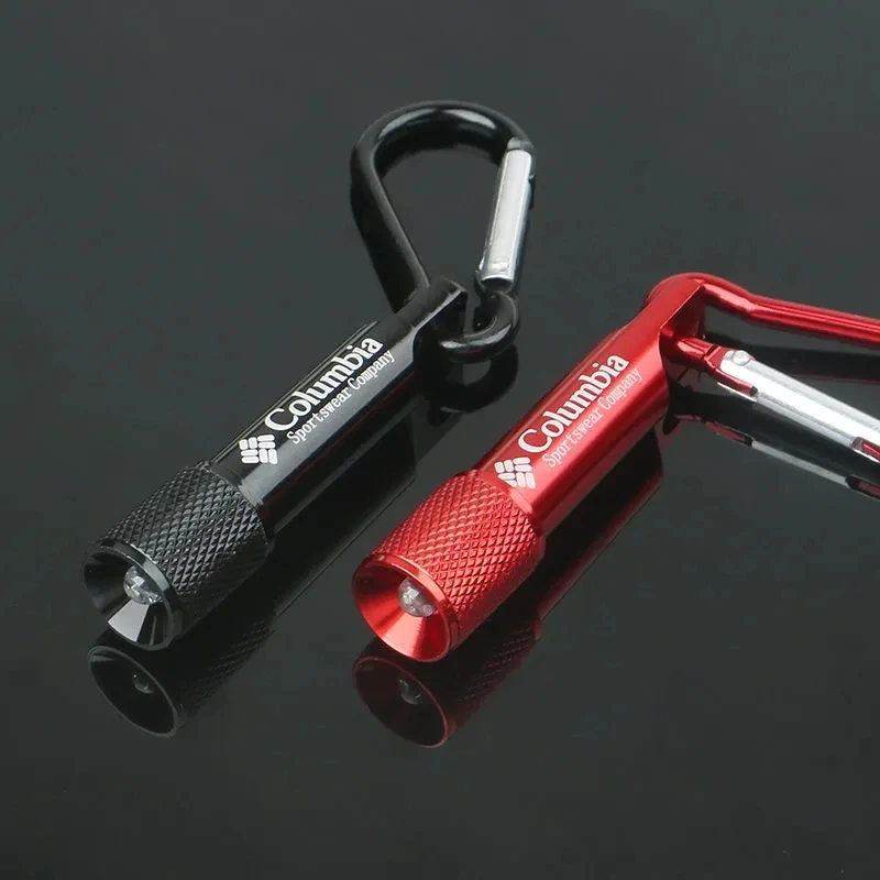 Compact Mini LED Flashlight Keychain Pendant with Battery - Portable and Lightweight Key Ring Accessory