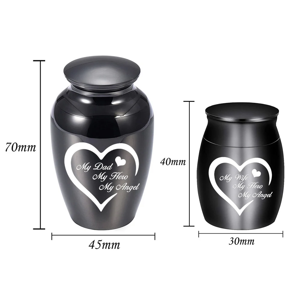 Small Keepsake Urns for Human Ashes Adult Male Female - Mini Cremation Urns for Human Ashes Decorative Urns for Women Men Ashes 3