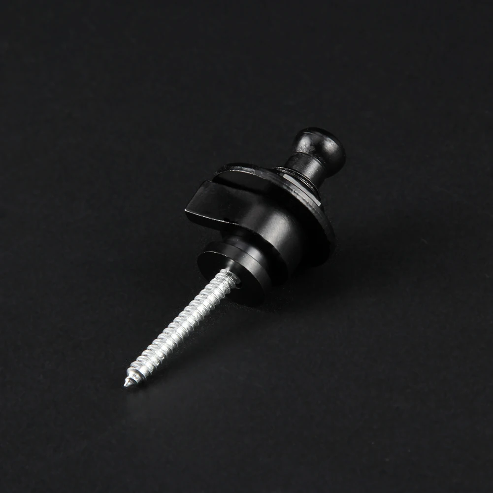 2pcs Bass Strap Buckle Stud Electroplated Alloy Bass Sling Buckles Non-slip Replacement  Musical Instrument Accessories