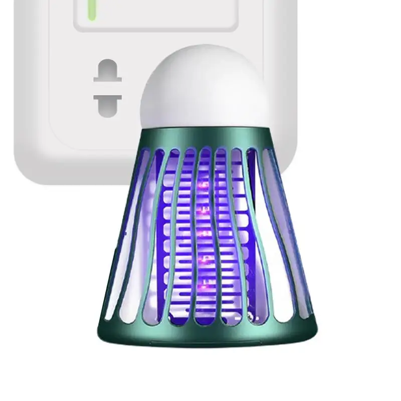 Fly Zapper Indoor For Home Fly Control Lamp Trappole Gnat Lampada Elettrica A Led Ad Alta Potenza Con Onde Elettromagnetiche Fly