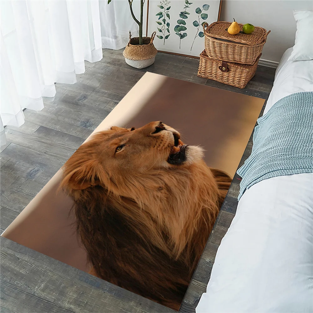 Compra online de Moda tigre padrão tapete no chão 3d animal impresso grande  tapete sala de estar macio banheiro absorver anti-deslizamento