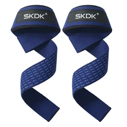 Enhanced Fitness Wrist Strap for Weightlifting and Strength Training Support (JZST-Blue)