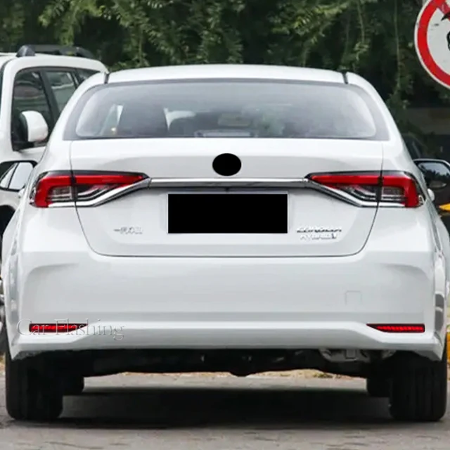 2 قطعة لتويوتا كورولا Altis 2019 2020 2021 2022 LED مصباح الضباب الخلفي الوفير ضوء الفرامل ضوء ديناميكية بدوره إشارة عاكس