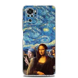 Artistic David & Mona Lisa Design Phone Case Cover for Redmi 9A (B7)