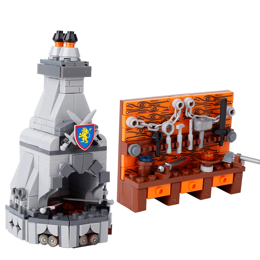 

Конструктор MOC черной печи, набор строительных блоков, оружие средневекового стандарта, Детский конструктор для детей среднего возраста, подарок для мальчиков