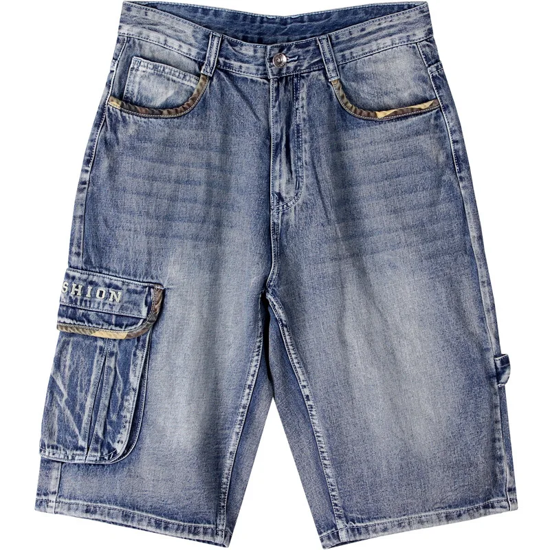 Summer Men Shorts Jeans Hip Hop Denim Boardshorts American
